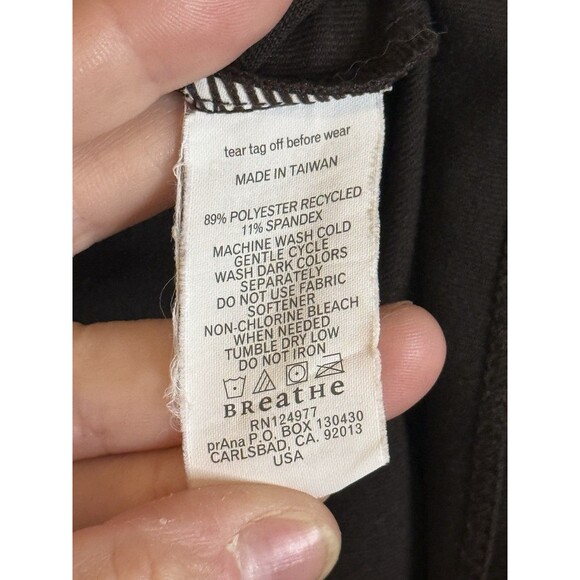 prAna Women's Small Brown Racer back Quinn Dress Built-in shelf bra Stretchy - Picture 7 of 9